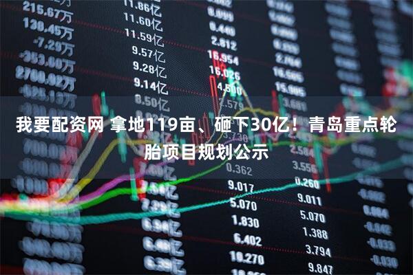 我要配资网 拿地119亩、砸下30亿！青岛重点轮胎项目规划公示