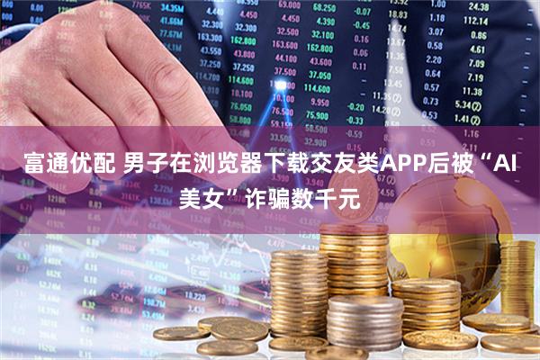 富通优配 男子在浏览器下载交友类APP后被“AI美女”诈骗数千元
